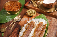 Load image into Gallery viewer, Sweet Rice Dumplings Steamed In Turmeric Leaves, Patholi - 4 pc