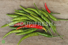 Load image into Gallery viewer, Chilli - Green Long, Medium/ಮೆಣಸಿನಕಾಯಿ - ಹಸಿರು ,  100 g (5560289656996)
