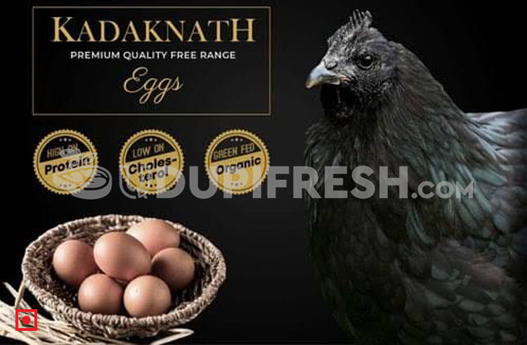 Kadaknath Egg 6 Pcs