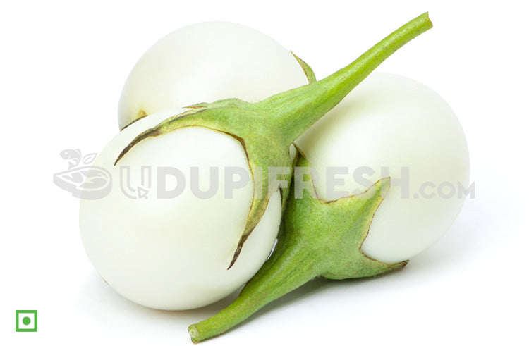 Rare Organic Garden eggs. White Eggplant, 1 Kg