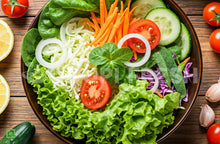 Load image into Gallery viewer, Green Leaves Mix And Vegetables Salad 300 g
