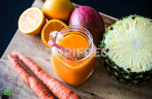 Juice Carrot Orange Pineapple Mango Smoothie, 500 ML