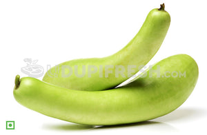 Bottle Gourd/ಸೋರೆಕಾಯಿ- Organically Grown, 1 pc, 800 g- 1 Kg (5560385044644)