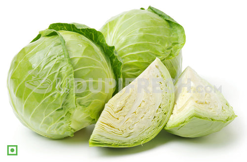 Cabbage/ಎಲೆಕೋಸು, 1 pc approx. 800 g to 1 Kg (5560372002980)