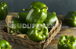 Capsicum - Green/ಕ್ಯಾಪ್ಸಿಕಂ - ಹಸಿರು, 500 g (5560364400804)