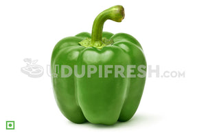 Capsicum - Green/ಕ್ಯಾಪ್ಸಿಕಂ - ಹಸಿರು, 500 g (5560364400804)