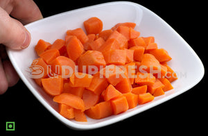 Cube Cut Diced Carrots, 250 g