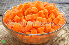 Load image into Gallery viewer, Cube Cut Diced Carrots, 250 g
