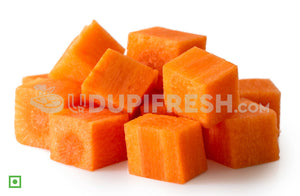 Cube Cut Diced Carrots, 250 g