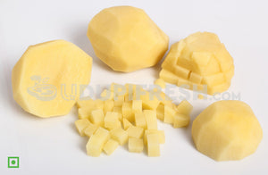 Raw Diced Peeled Potatoes, 500 g