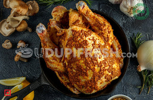 Ready to Cook - Roast Chicken - Whole With Skin, 1 to 1.2 Kg