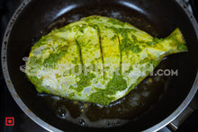 Load image into Gallery viewer, Ready to Cook - Marinate Green Big Silver Pomfret Fish
