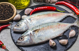 Ready to Cook - Marinated Big Mackerel Fish - 5 pc