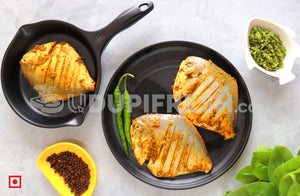 Ready to Cook - Marinated Small White Pomfret Fish, 4 fish